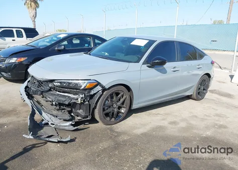 2025 Honda Civic Sedan Sport from USA, damaged, VIN 19XFL2H87SE035183